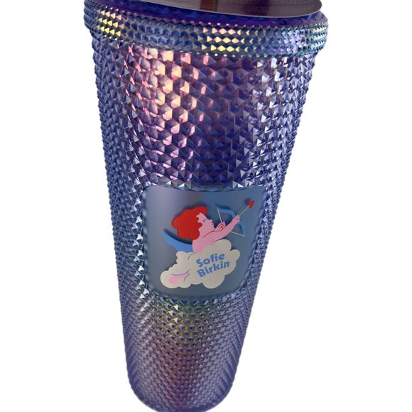 Sofie Birkin + Starbucks 2024 Pride Studded Rainbow Cold Cup, 24 oz Venti NWT - Picture 2 of 6